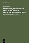 Buchcover Über die Prinzipien des Schönen / De pulchrii principiis