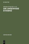 Buchcover Die ungewisse Evidenz