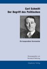 Buchcover Carl Schmitt: Der Begriff des Politischen