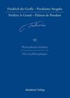 Buchcover Friedrich der Große - Potsdamer Ausgabe Frédéric le Grand - Édition de Potsdam / Philosophische Schriften - Oeuvres phil