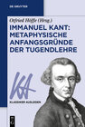 Buchcover Immanuel Kant: Metaphysische Anfangsgründe der Tugendlehre