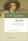 Buchcover Johann Wolfgang von Goethe: Briefe / 18. September 1786 – 10. Juni 1788