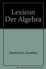 Buchcover Lexikon Algebra