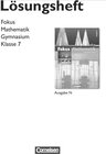 Buchcover Fokus Mathematik - Gymnasium - Ausgabe N / 7. Schuljahr - Lösungen zum Schülerbuch
