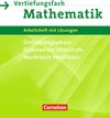 Buchcover Vertiefungsfach Mathematik - Gymnasiale Oberstufe Nordrhein-Westfalen / Arbeitsheft für die Einführungsphase mit Lösunge
