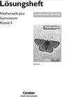 Buchcover Mathematik plus - Sachsen / 5. Schuljahr - Lösungen zum Schülerbuch und Arbeitsheft