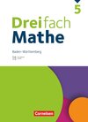 Buchcover Dreifach Mathe - Baden-Württemberg - 5. Schuljahr