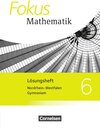 Buchcover Fokus Mathematik - Nordrhein-Westfalen - Ausgabe 2013 / 6. Schuljahr - Lösungen zum Schülerbuch