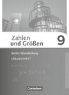 Buchcover Zahlen und Größen - Berlin und Brandenburg - 9. Schuljahr