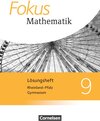 Buchcover Fokus Mathematik - Rheinland-Pfalz - Ausgabe 2015 / 9. Schuljahr - Lösungen zum Schülerbuch