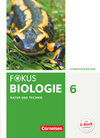 Buchcover Fokus Biologie - Neubearbeitung - Gymnasium Bayern - 6. Jahrgangsstufe