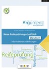 Buchcover Neue Reifeprüfung schriftlich - Deutsch / Übungsbuch