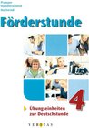 Buchcover Förderstunde Heft 4. Helmut Hammerschmidt, Stefan Hochwind, Wolfgang Pramper