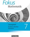 Buchcover Fokus Mathematik - Nordrhein-Westfalen - Ausgabe 2013 / 7. Schuljahr - Lösungen zum Schülerbuch