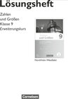 Buchcover Zahlen und Größen - Nordrhein-Westfalen Kernlehrpläne - Ausgabe 2013 - 9. Schuljahr - Erweiterungskurs