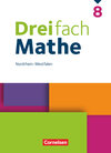 Buchcover Dreifach Mathe - Nordrhein-Westfalen - Ausgabe 2022 - 8. Schuljahr