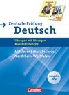 Buchcover Abschlussprüfung Deutsch - Deutschbuch - Sekundarstufe I - Nordrhein-Westfalen / 10. Schuljahr - Zentrale Prüfung 2012 -