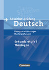 Buchcover Abschlussprüfung Deutsch - Sekundarstufe I - Thüringen - 10. Schuljahr