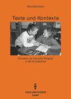 Buchcover Texte und Kontexte