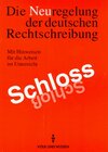 Buchcover Die Neuregelung der deutschen Rechtschreibung