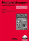 Buchcover Deutsch Texte - Literatur - Medien