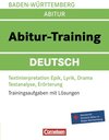 Buchcover Abitur-Training Deutsch - Baden-Württemberg / Arbeitsbuch mit Trainingsaufgaben und Lösungen