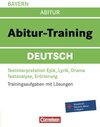 Buchcover Abitur-Training Deutsch - Bayern / Arbeitsbuch mit Trainingsaufgaben und Lösungen