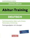 Buchcover Abitur-Training Deutsch - Niedersachsen / Arbeitsbuch mit Trainingsaufgaben und Lösungen