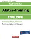 Buchcover Abitur-Training Englisch - Niedersachsen / Arbeitsbuch mit Trainingsaufgaben und Lösungen