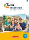 Buchcover Politik entdecken - Gymnasium Niedersachsen - G9 - 8. Schuljahr