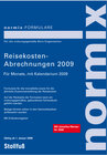 Buchcover Reisekosten-Abrechnungen 2009 für Monate
