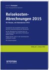 Buchcover Reisekosten-Abrechnungen 2015 mit Kalendarium
