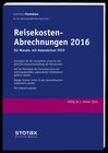 Buchcover Reisekosten-Abrechnungen 2016 mit Kalendarium