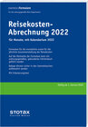 Buchcover Reisekosten-Abrechnung 2022 mit Kalendarium