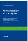 Buchcover Bewirtungsspesen - Abrechnungen 2022, Formularblock