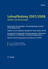 Buchcover Lohnpfändung 2007/2008