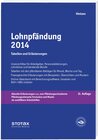 Buchcover Lohnpfändung 2014