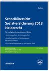 Buchcover Schnellübersicht Sozialversicherung 2018 Melderecht