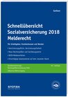 Buchcover Schnellübersicht Sozialversicherung 2018 Melderecht