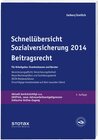 Buchcover Schnellübersicht Sozialversicherung 2014 - Beitragsrecht