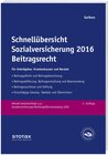 Buchcover Schnellübersicht Sozialversicherung 2016 Beitragsrecht