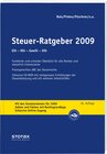 Buchcover Steuer-Ratgeber 2009