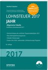 Buchcover Tabelle, Lohnsteuer 2017 Jahr
