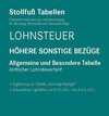 Buchcover Tabelle, Lohnsteuer 2022 Höhere Sonstige Bezüge - Sonderausgabe Juni