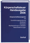 Buchcover Körperschaftsteuer-Handausgabe 2006