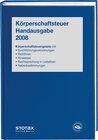 Buchcover Körperschaftsteuer Handausgabe 2008