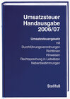 Buchcover Umsatzsteuer-Handausgabe 2006/07