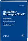 Buchcover Umsatzsteuer Handausgabe 2016/17