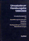 Buchcover Umsatzsteuer Handausgabe 1999/2000