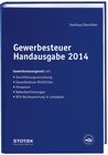 Buchcover Gewerbesteuer Handausgabe 2014